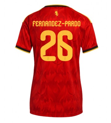Belgien Matias Fernandez-Pardo #26 Replika Hemmatröja Damer VM 2026 Kortärmad